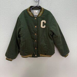 Rylee + Cru Green Varsity Jacket